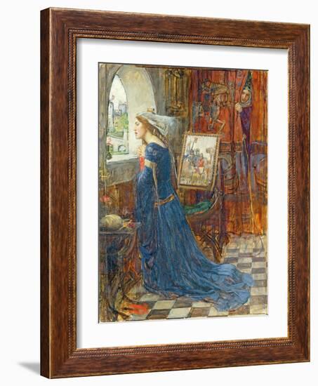 Fair Rosamund, C.1916 (Oil on Canvas)-John William Waterhouse-Framed Giclee Print