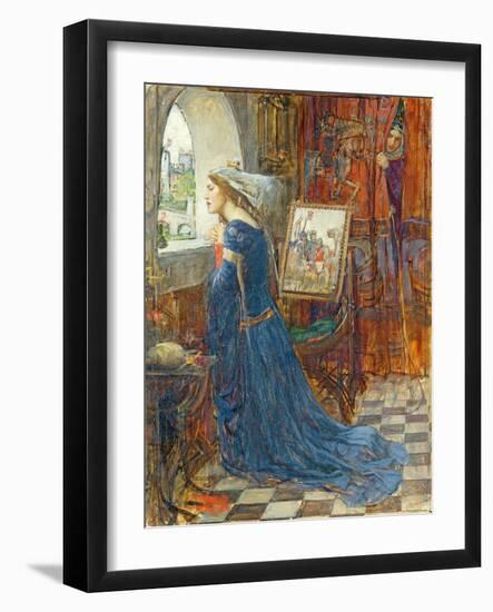 Fair Rosamund, C.1916 (Oil on Canvas)-John William Waterhouse-Framed Giclee Print