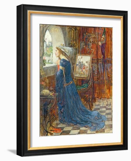 Fair Rosamund, C.1916 (Oil on Canvas)-John William Waterhouse-Framed Giclee Print