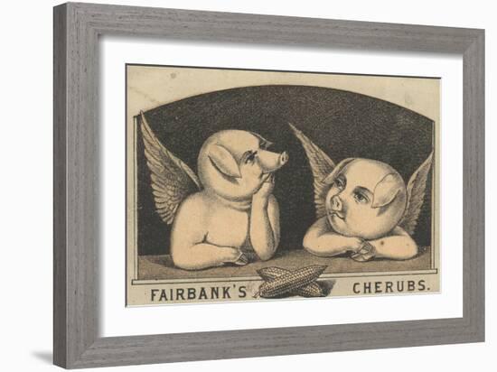 Fairbank's Cherubs', Advertisement for Fairbank Lard, C.1880-American School-Framed Giclee Print