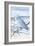 Fairbanks, Alaska, Snowy Owl Scene-Lantern Press-Framed Art Print