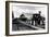 Fairbanks, Alaska - View of the Train Station-Lantern Press-Framed Art Print