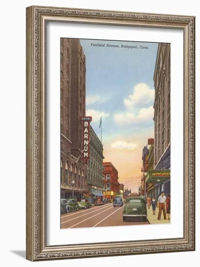 Fairfield Avenue, Bridgeport, Connecticut-null-Framed Art Print