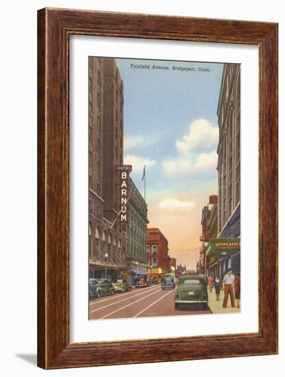 Fairfield Avenue, Bridgeport, Connecticut-null-Framed Art Print