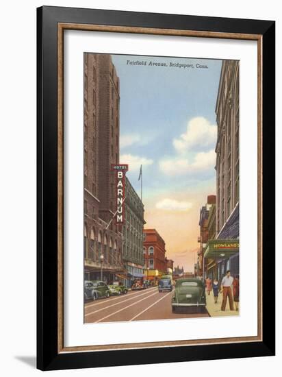 Fairfield Avenue, Bridgeport, Connecticut-null-Framed Art Print