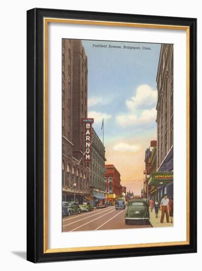 Fairfield Avenue, Bridgeport, Connecticut-null-Framed Art Print