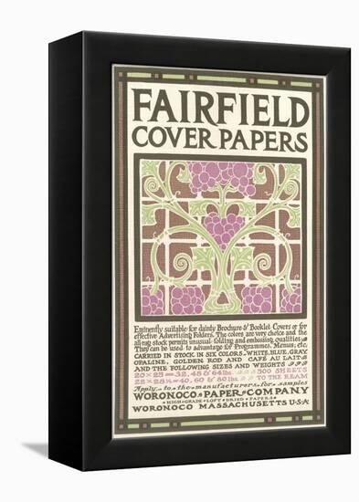 Fairfield Cover Paper, Arts and Crafts-null-Framed Premier Image Canvas