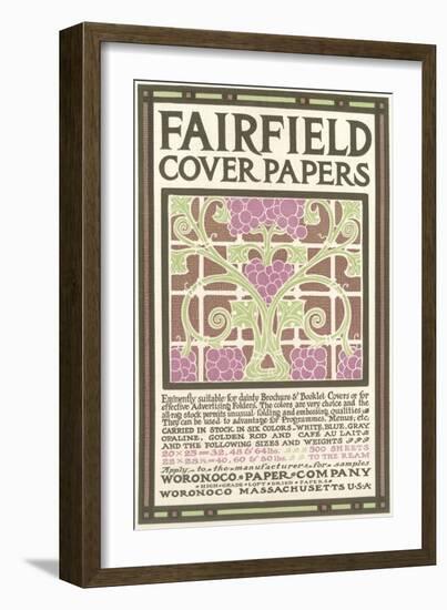 Fairfield Cover Paper, Arts and Crafts-null-Framed Giclee Print