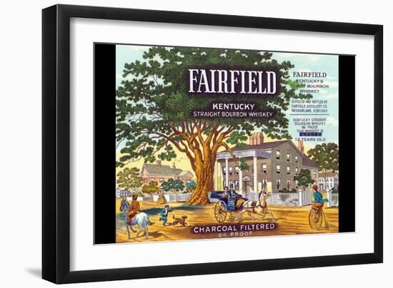 Fairfield Kentucky Whiskey-null-Framed Art Print