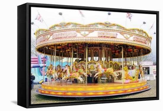 Fairground Carousel-Johnny Greig-Framed Premier Image Canvas