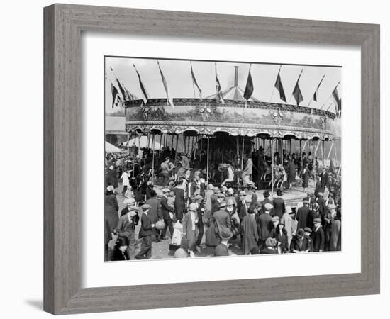 Fairground Roundabout-null-Framed Photographic Print