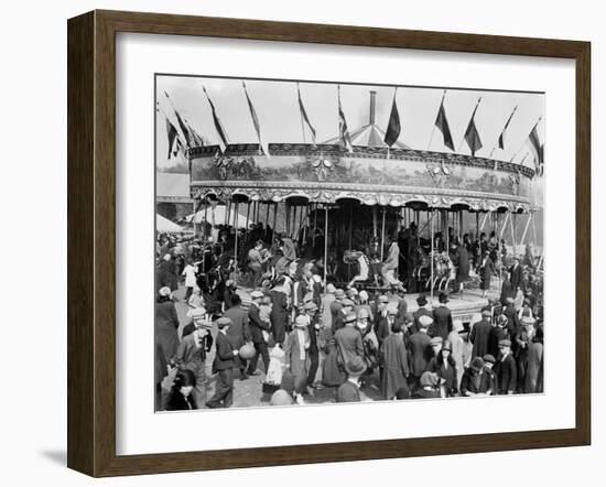 Fairground Roundabout-null-Framed Photographic Print