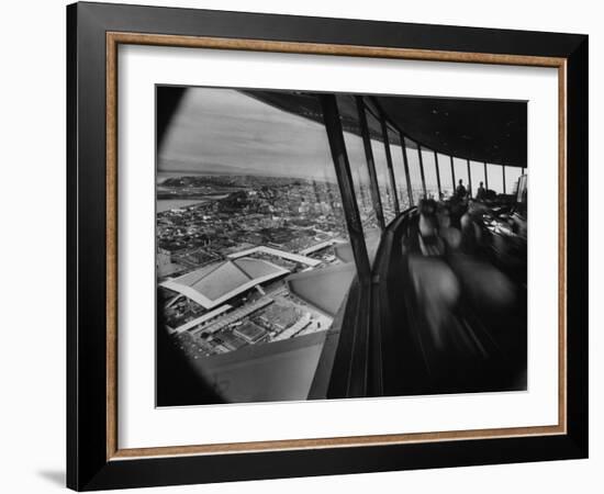 Fairgrounds from Space Needle-Ralph Crane-Framed Photographic Print