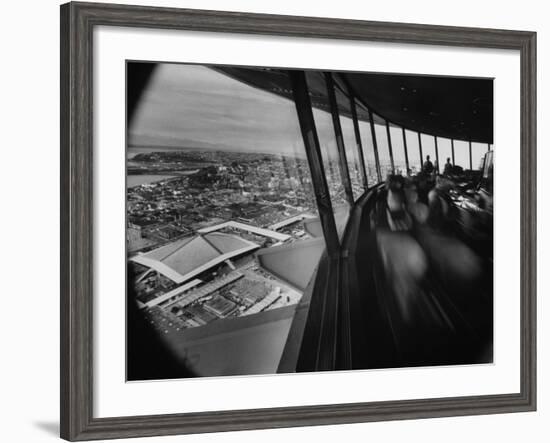 Fairgrounds from Space Needle-Ralph Crane-Framed Photographic Print