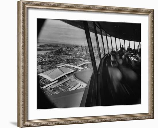 Fairgrounds from Space Needle-Ralph Crane-Framed Photographic Print