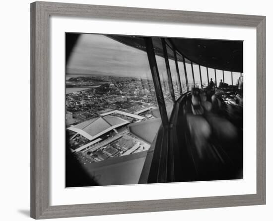 Fairgrounds from Space Needle-Ralph Crane-Framed Photographic Print