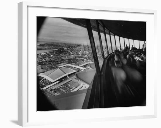 Fairgrounds from Space Needle-Ralph Crane-Framed Photographic Print