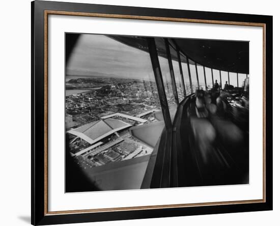 Fairgrounds from Space Needle-Ralph Crane-Framed Photographic Print