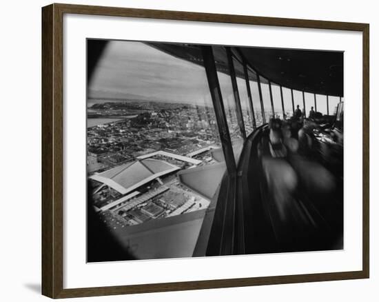 Fairgrounds from Space Needle-Ralph Crane-Framed Photographic Print