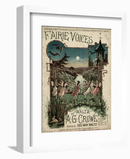 Fairie Voices C1860-null-Framed Art Print