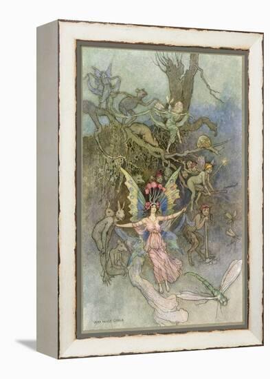 Fairies and Other Creatures-Warwick Goble-Framed Stretched Canvas