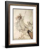 ..Fairies Away! We Shall Chide Downright, If I Longer Stay-Arthur Rackham-Framed Giclee Print