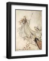 ..Fairies Away! We Shall Chide Downright, If I Longer Stay-Arthur Rackham-Framed Giclee Print