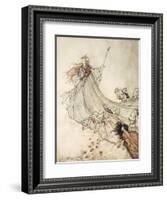 ..Fairies Away! We Shall Chide Downright, If I Longer Stay-Arthur Rackham-Framed Giclee Print