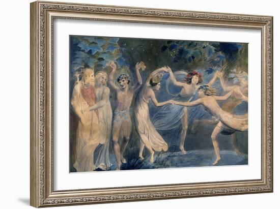 Fairies, C. 1786-William Blake-Framed Giclee Print