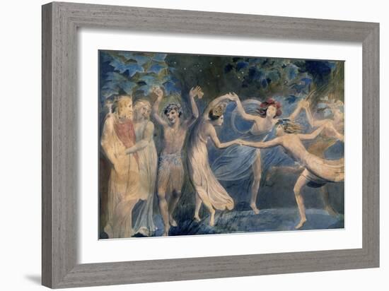 Fairies, C. 1786-William Blake-Framed Giclee Print