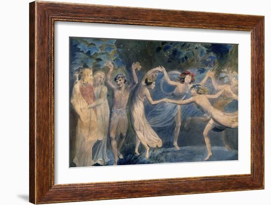 Fairies, C. 1786-William Blake-Framed Giclee Print