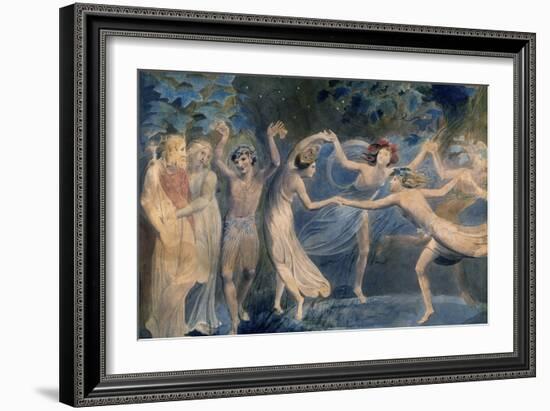 Fairies, C. 1786-William Blake-Framed Giclee Print