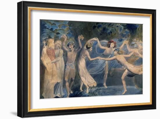 Fairies, C. 1786-William Blake-Framed Giclee Print