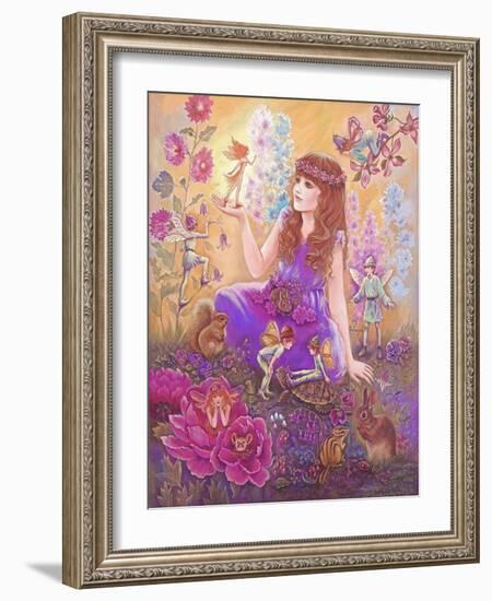 Fairies in My Garden-Judy Mastrangelo-Framed Giclee Print