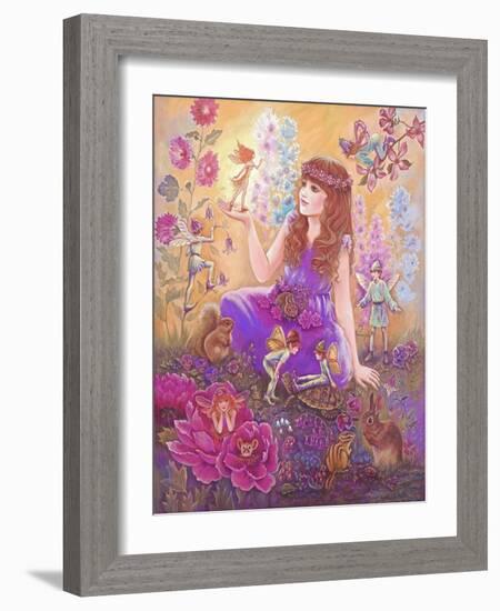 Fairies in My Garden-Judy Mastrangelo-Framed Giclee Print