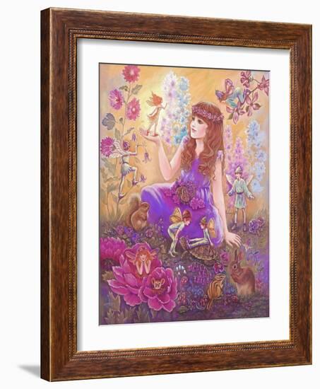 Fairies in My Garden-Judy Mastrangelo-Framed Giclee Print