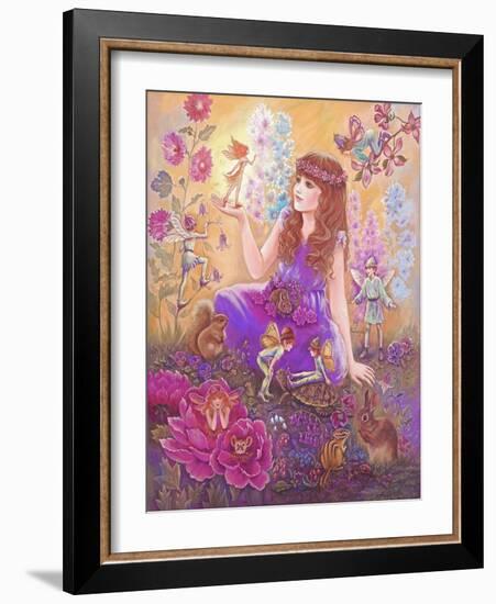 Fairies in My Garden-Judy Mastrangelo-Framed Giclee Print