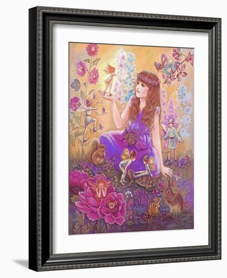 Fairies in My Garden-Judy Mastrangelo-Framed Giclee Print
