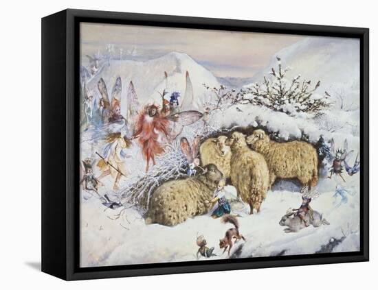 Fairies in the Snow-John Anster Fitzgerald-Framed Premier Image Canvas