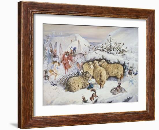 Fairies in the Snow-John Anster Fitzgerald-Framed Giclee Print