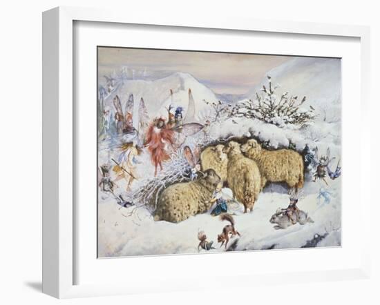 Fairies in the Snow-John Anster Fitzgerald-Framed Giclee Print