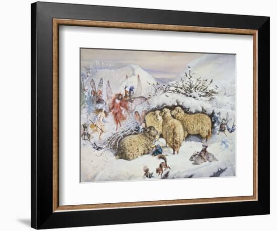 Fairies in the Snow-John Anster Fitzgerald-Framed Giclee Print