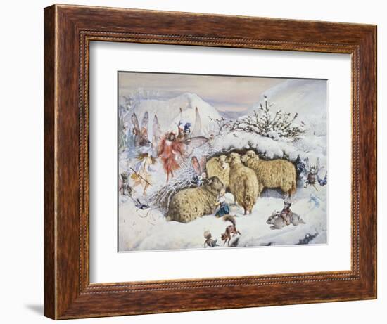 Fairies in the Snow-John Anster Fitzgerald-Framed Giclee Print