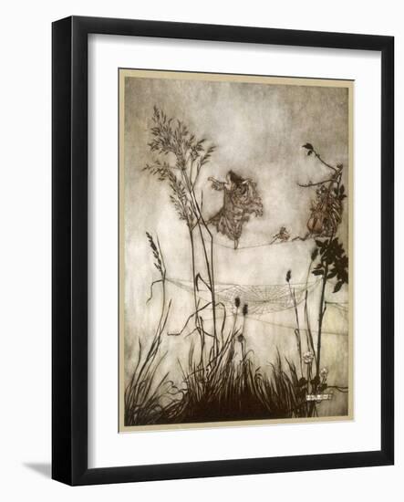 Fairies, Kensington Gdns-Arthur Rackham-Framed Photographic Print