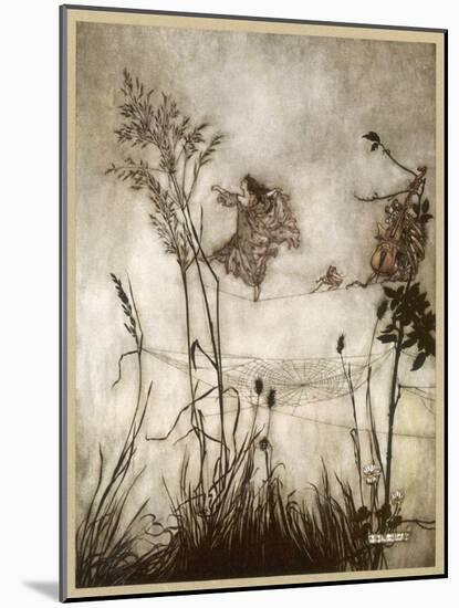 Fairies, Kensington Gdns-Arthur Rackham-Mounted Photographic Print