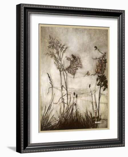 Fairies, Kensington Gdns-Arthur Rackham-Framed Photographic Print