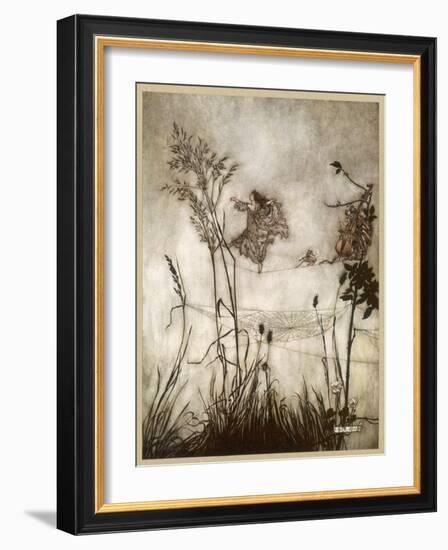 Fairies, Kensington Gdns-Arthur Rackham-Framed Photographic Print