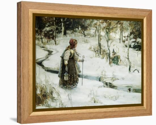 Fairies Wood-Thomas Bromley Blacklock-Framed Premier Image Canvas