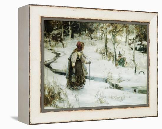 Fairies Wood-Thomas Bromley Blacklock-Framed Premier Image Canvas