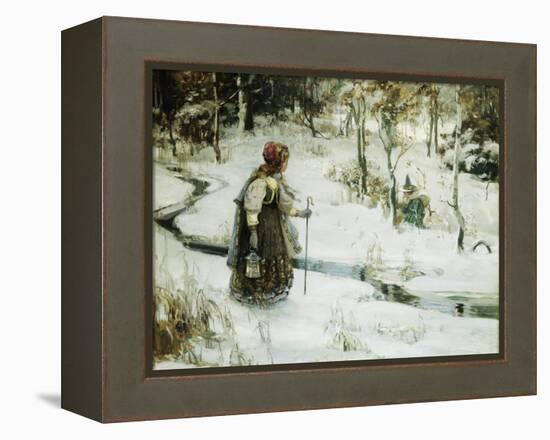 Fairies Wood-Thomas Bromley Blacklock-Framed Premier Image Canvas